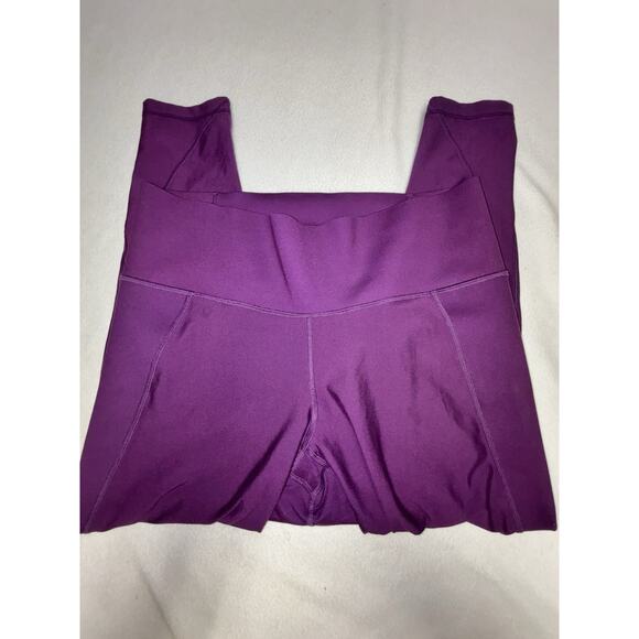 Old Navy Go Dry Active leggings 1x Plus Purple High Waist - Picture 1 of 10